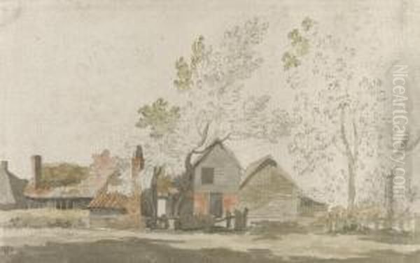 Study Of Farm Buildings - view 1