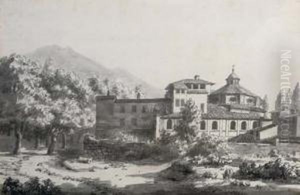 A Monastery Between Ariccia And Genzano - view 1