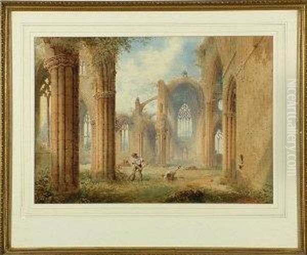 Melrose Abbey - view 1