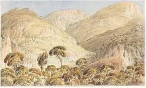 Road To Phyle, Mount Parnos by James Skene Of Rubislaw