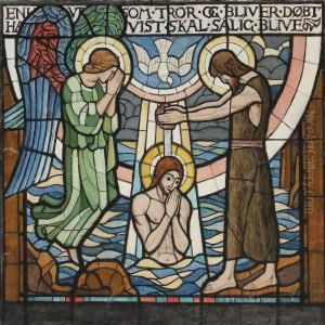 The Baptism Of Christ by Joakim Skovgaard