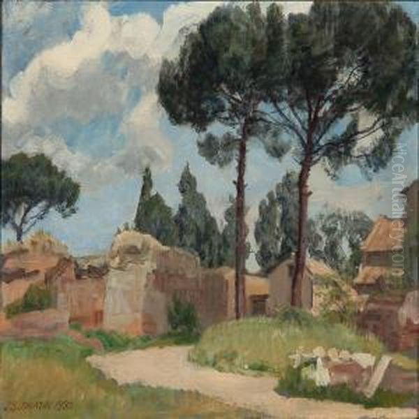 View Of The Palatine Hill In Rome - view 1