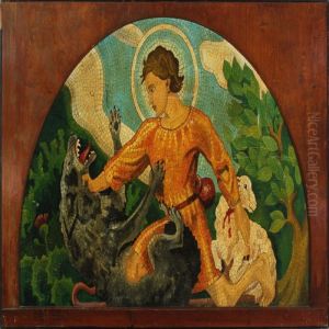 The Good Shepherd. by Niels Skovgaard