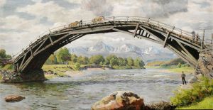 Broen Og Fjaeldene by Niels Skovgaard
