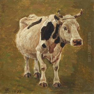 A Piebald Cow by Niels Skovgaard