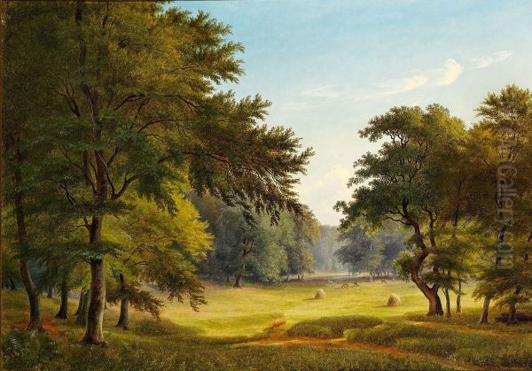 View Of Dyrehaven (the Deer Garden) North Of Copenhagen - view 1
