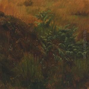 Study Of Fronds And Gras by Peter Christian T. Skovgaard