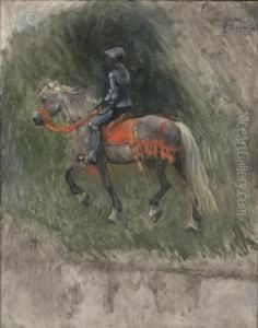 Study For Ola Velland by Christian Eriksen Skredsvig