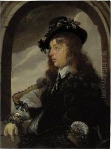 Portrait Of Gentleman by Karel Slabbaert