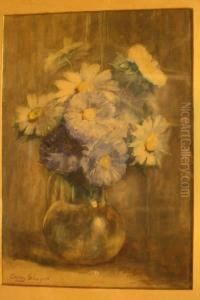 Gerbera's In Glazen Pot by Corry Slager