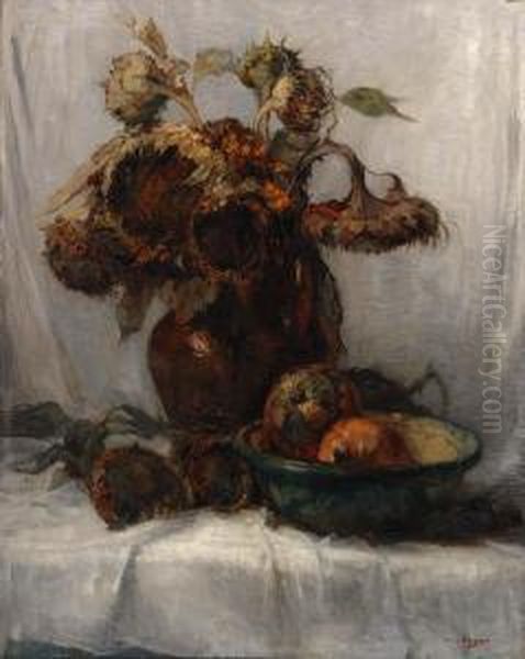 Still-life With Sunflowers - view 1