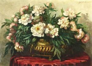 Pioenrozen by Jeannette Slager
