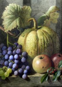 Still Life Of Fruit by Charles Henry Slater