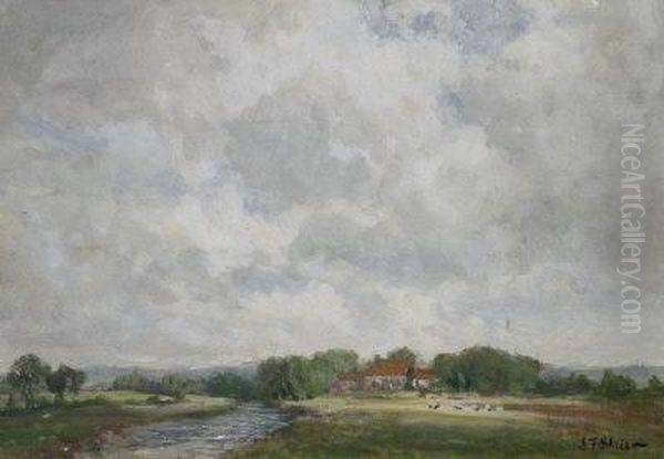 A Farm In A River Landscape - view 1