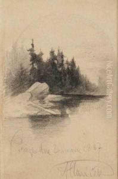 A Lake Landscape - view 1