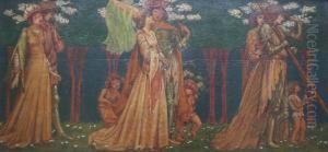The Courtship Of Olden Times by Bernard Sleigh