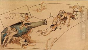Den Letzten Ein Prosit by Max Slevogt
