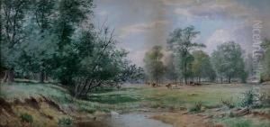 Landscape With Grazing Cows