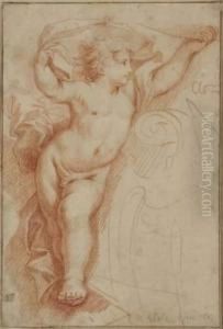 Etude De Putto by Rene Michel Slodtz