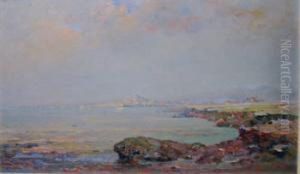 Cielcouvert, La Fin Du Jour, - Coastal View by Olga Slomszynska Slom