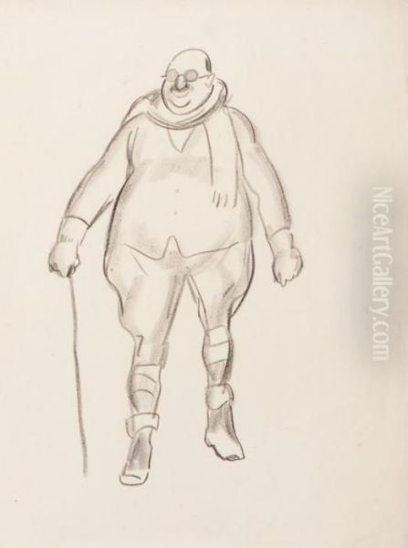 Eight Drawings From A Sketchbook By The Artist Annotated 'katwijk Aan Zee' - view 1