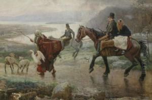 An Irish Party Returning From Market by William Small