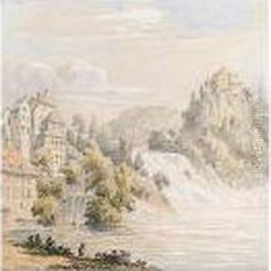 A Group Of Watercolours Taken On The Rhine