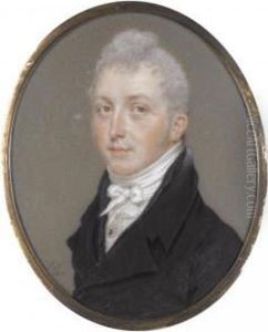 Portrait Of The Reverend Christopher William Baldrey Jeaffreson (1770-1846)