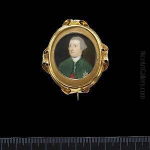 A Nobleman, Wearing Deep Green Coat, White Lace Cravat, Red Sash And Breast Star Of The Order Of The Bath And Powdered Wig Worn