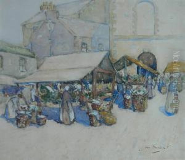 Market-day Keswick - view 1