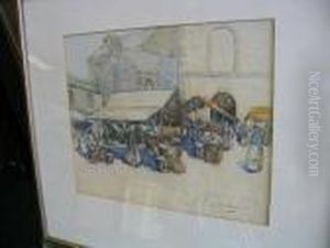 A Continental Market by John Smellie