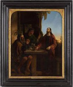 Christ At Emmaus by James Smetham