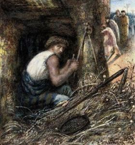 Saul "hiding Among The Stuff" by James Smetham