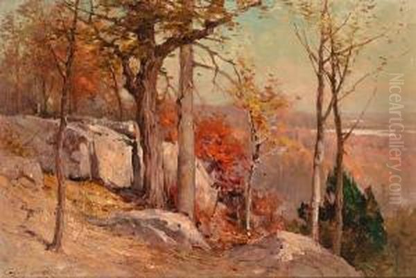 Autumn Overlooking The Valley - view 1