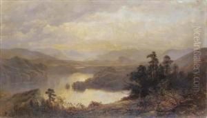 Lake Placid And The Adirondack Mountains From Whiteface by James David Smillie