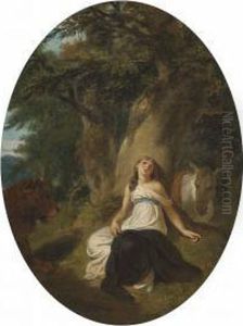 Una And The Lion by Robert Smirke