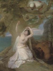 The Lady Of The Glass Case by Robert Smirke