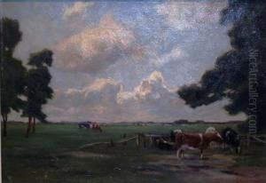 Cattle Grazing by Frans Smissaert