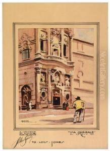 "via Quirinale," Rome by Albert Smith
