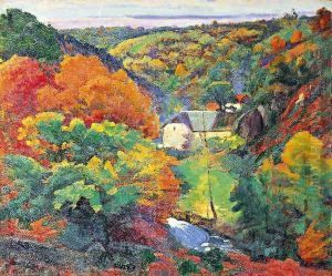 Matin Dautomne Au Moulin De La Folie by Alfred Smith