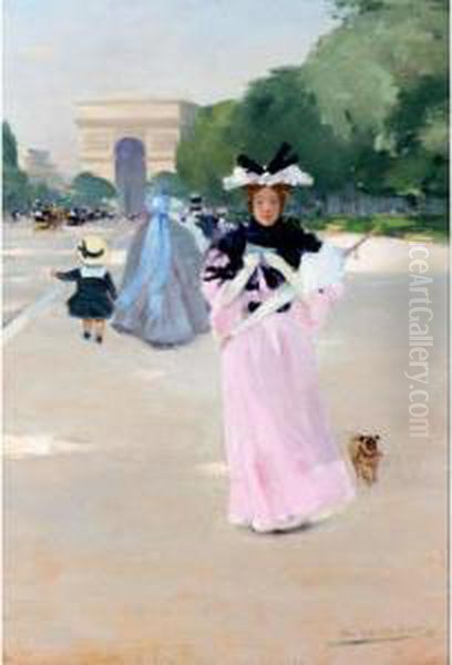 The Arc De Triomphe - view 1