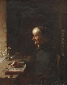"alte Frau Beim Lesen"