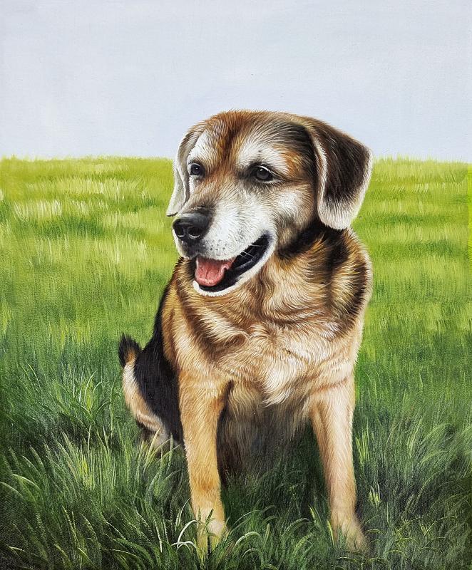 Transform Your Dog Photos into Custom Hand-Painted Oil Portraits - view 2