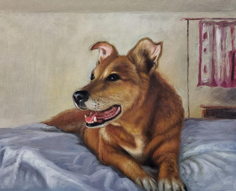Transform Your Dog Photos into Custom Hand-Painted Oil Portraits - view 4