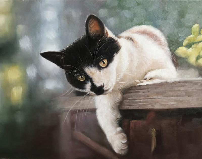Transform Your Pet Photos into Custom Hand-Painted Oil Portraits - view 1