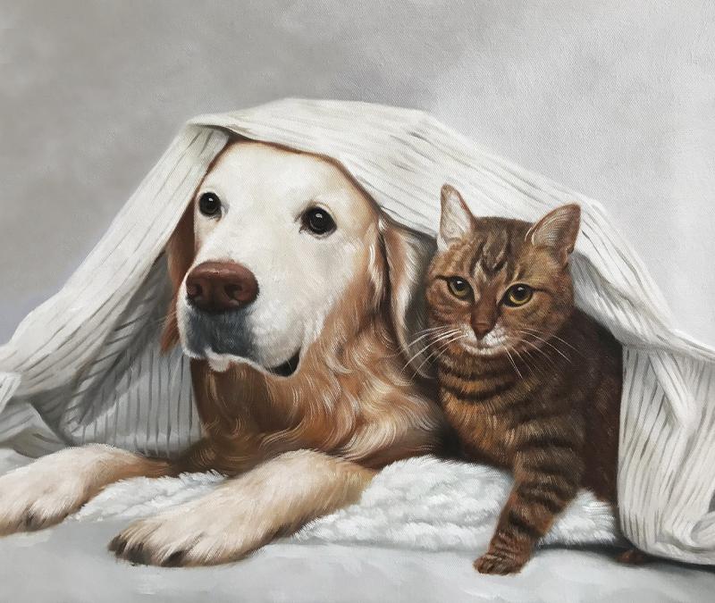 Transform Your Cat Photos into Custom Hand-Painted Oil Portraits - view 3