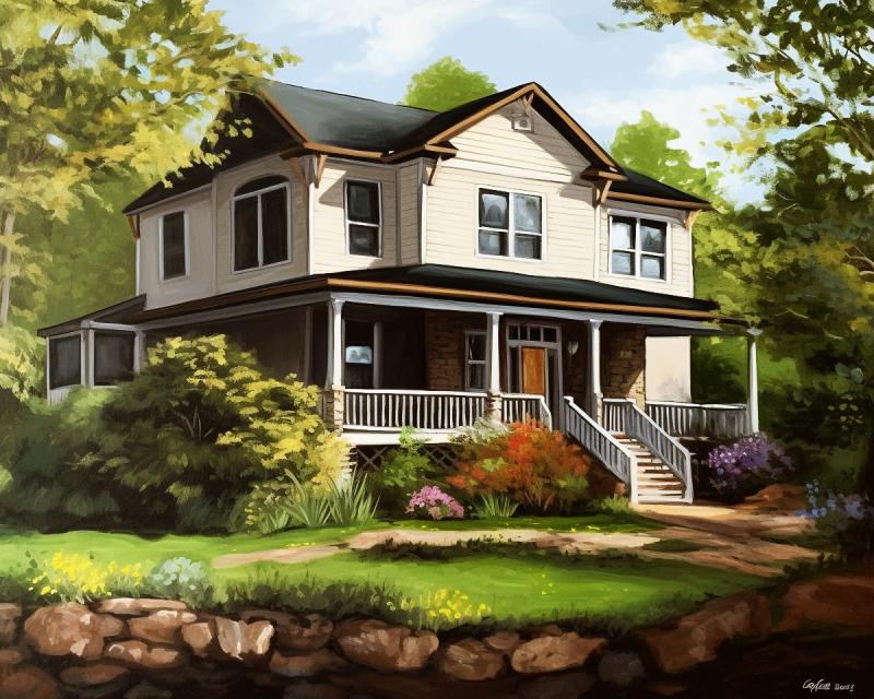 Transform Your House Photos into Custom Hand-Painted Oil Portraits - view 5