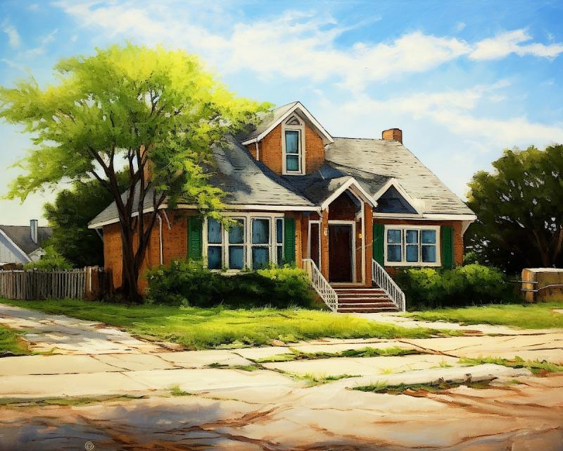 Transform Your House Photos into Custom Hand-Painted Oil Portraits - view 6