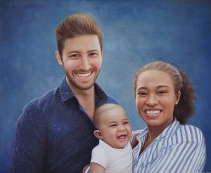Transform Your Family Photos into Custom Hand-Painted Oil Portraits thumbnail 3