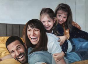 Transform Your Family Photos into Custom Hand-Painted Oil Portraits thumbnail 5
